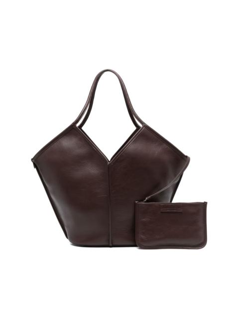 HEREU Callela leather tote bag