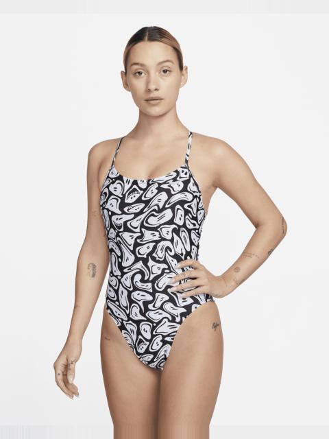 Nike Nike Women's Swim HydraStrong Lace-Up Tie-Back One-Piece Swimsuit