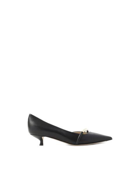 GIORGIO ARMANI point-toe strap pumps