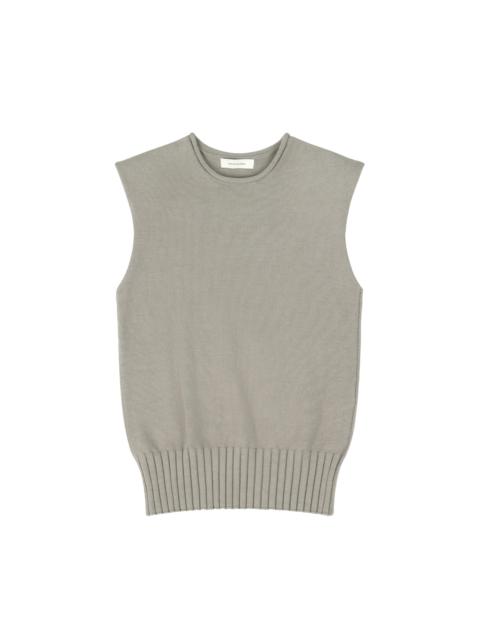 entire studios BURNS KNIT VEST MIDDLE GREY