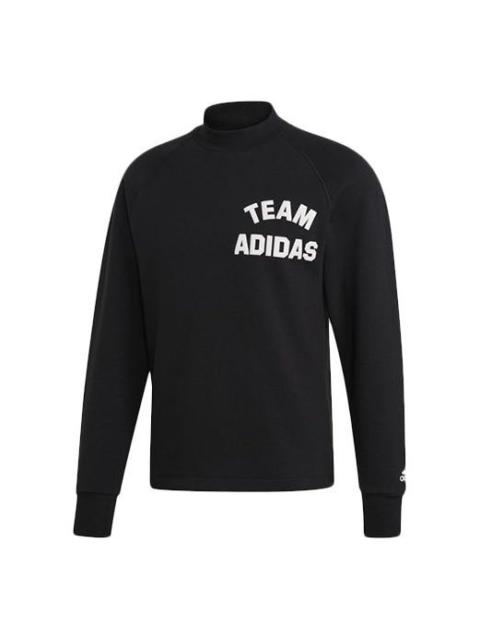 adidas M Vract Crew Alphabet Printing Knit Black EA0383