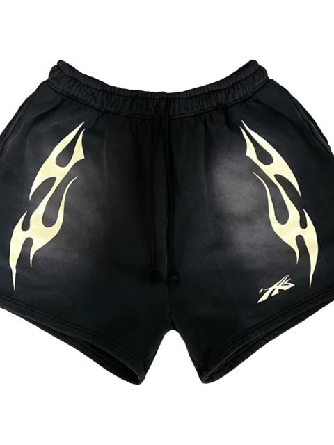 HELLSTAR Sports Flame Sweatshorts "Black" HSR289