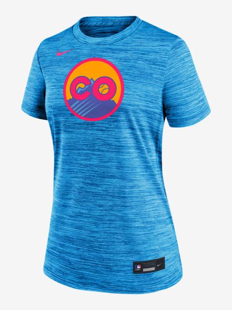 Nike Colorado Rockies Authentic Collection City Connect Velocity Women's Nike Dri-FIT MLB T-Shirt