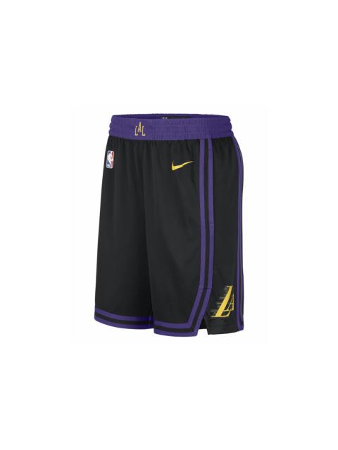 Nike Nike NBA Los Angeles Lakers Swingman City Edition Dri-Fit Shorts Black