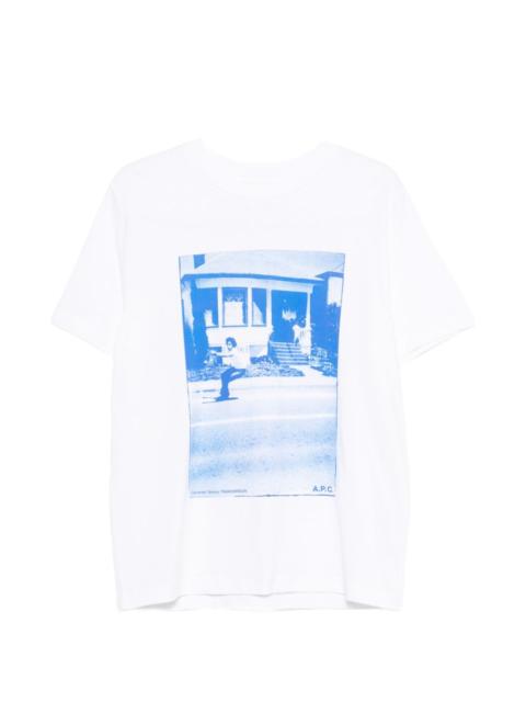A.P.C. California graphic T-shirt