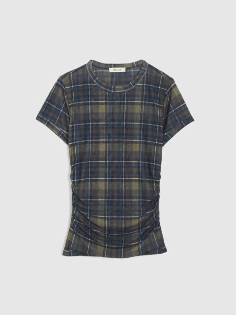 Madewell Ruched Cap-Sleeve Tee