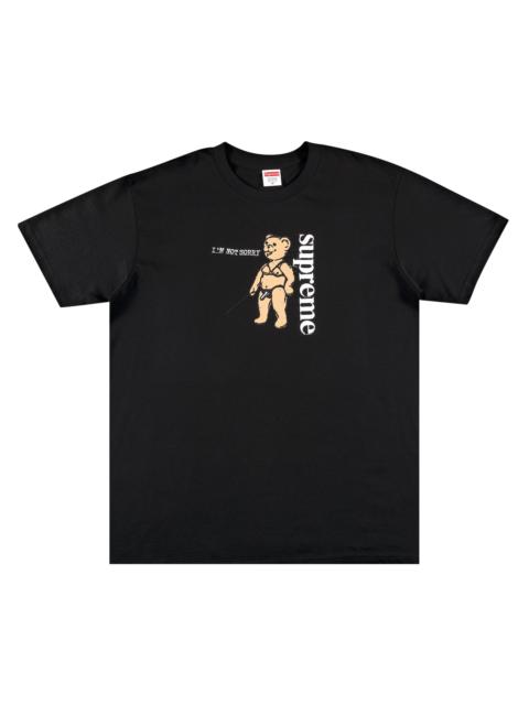 Supreme Not Sorry Tee 'Black'