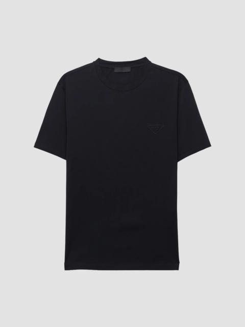 Prada Men's Stretch Cotton T-Shirt - Black