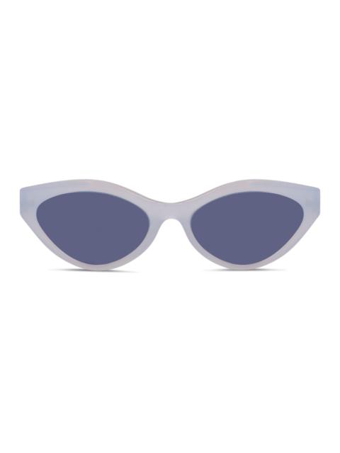 CAT EYE SUNGLASSES | CLEAR BLUE/BLUE