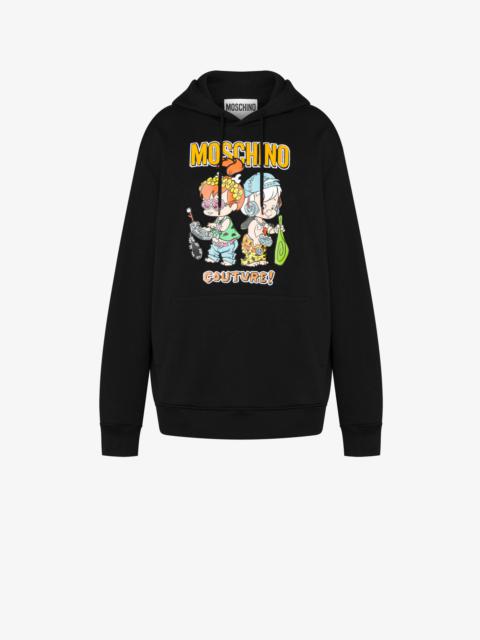 Moschino MOSCHINO X THE FLINTSTONES™ HOODED SWEATSHIRT