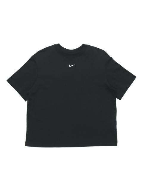 Nike (WMNS) Nike Sportswear Essentials Embroidery Logo 'Black' CT2588-010