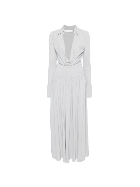 AYA MUSE draped maxi dress