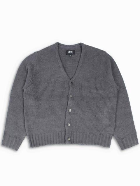Stüssy Brushed Cardigan Charcoal