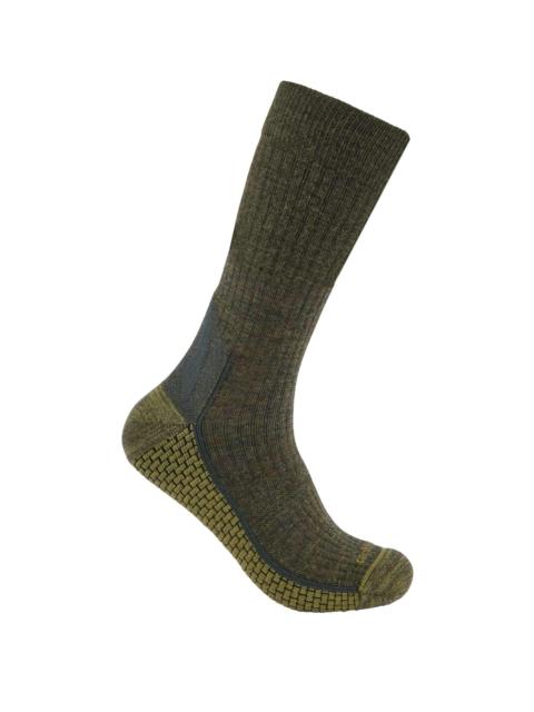 Carhartt Carhartt Force® Grid Midweight Merino Wool Blend Crew Sock