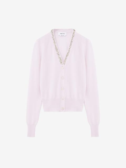 Alexander McQueen Crystal Stencil Cardigan
