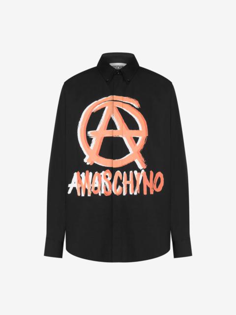 Moschino MOSCHINO ANARCHY POPLIN SHIRT