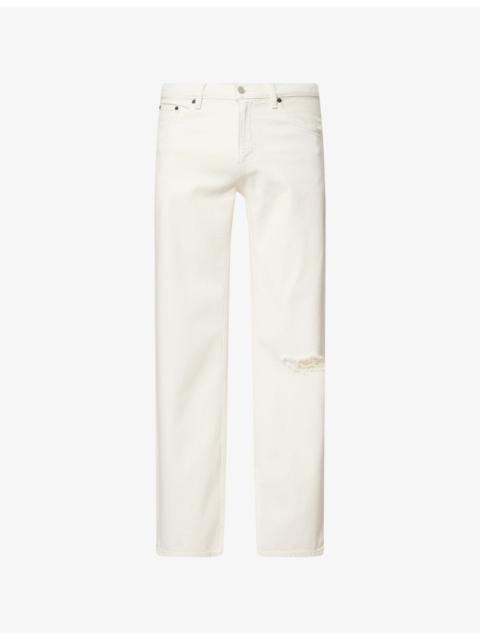 FRAME Relaxed Distressed Denim Jeans