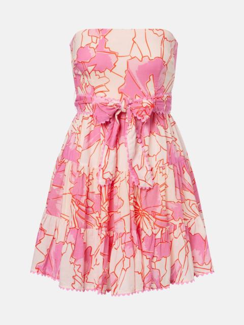 Poupette St Barth Christine printed cotton minidress
