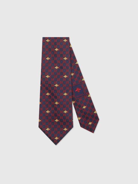 GG bees silk tie