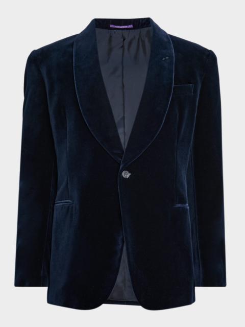 Ralph Lauren Men's Cotton Velvet Shawl-Lapel Sport Coat