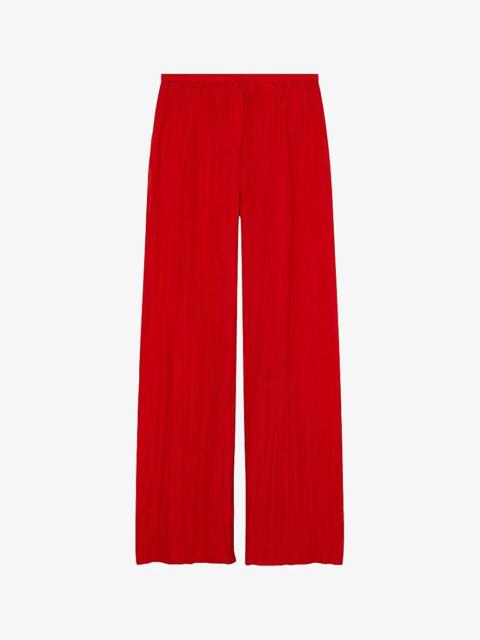 JOSEPH Thoresby high-rise pleated silk trousers