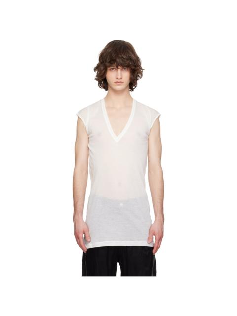 Rick Owens Off-White Temple Deep V SL T-shirt