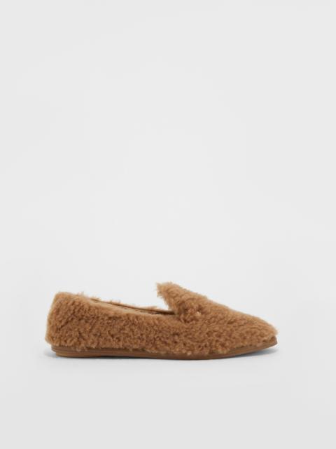 Max Mara FELIAC Teddy fabric slippers