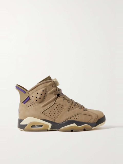 Jordan Air Jordan 6 Retro rubber-trimmed GORE-TEX® high-top sneakers