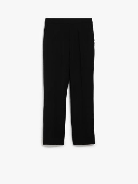 Max Mara NEPETA Wool crêpe ankle-length trousers