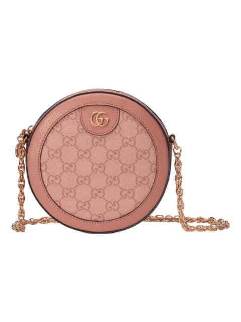 GUCCI (WMNS) Gucci Ophidia GG Mini Round Shoulder Bag 'Pink' 550618-FACC5-5748