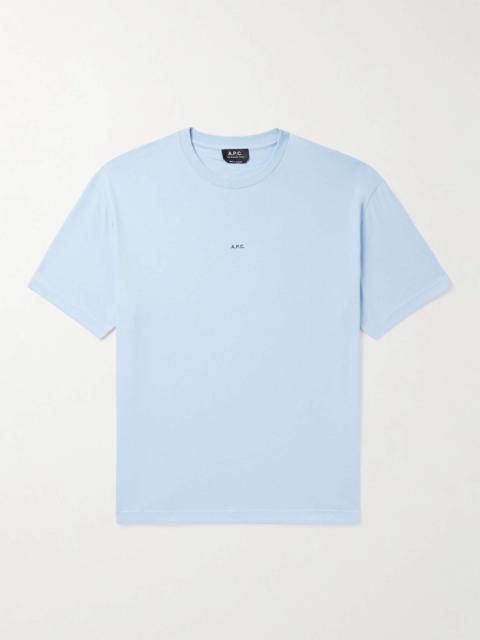 A.P.C. Kyle Logo-Print Cotton-Jersey T-Shirt