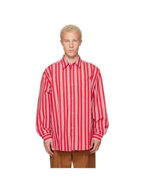 Marni Red Striped Shirt