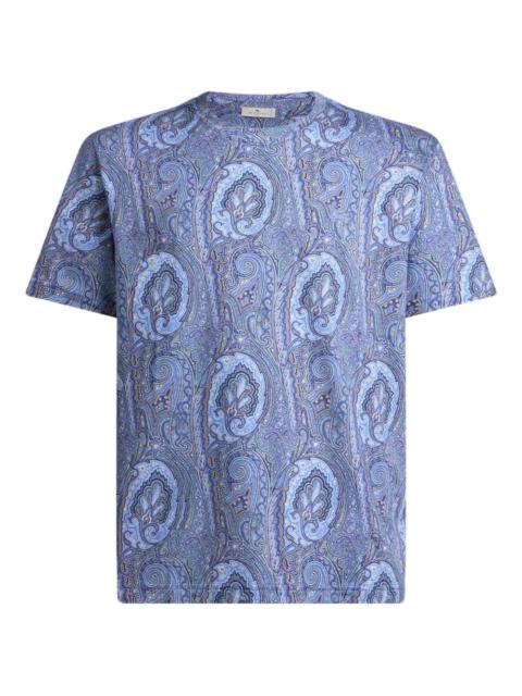 Etro floral paisley cotton t-shirt