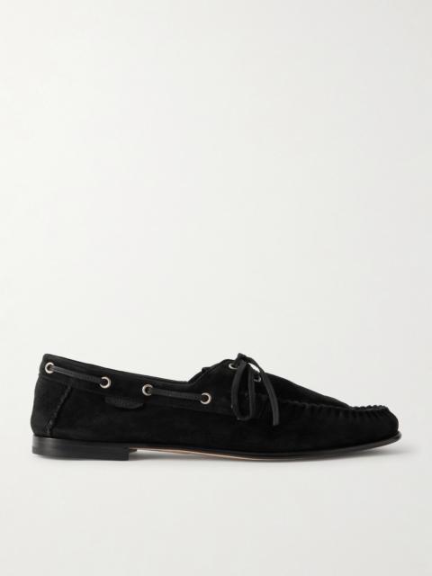 TOM FORD Theo Suede Boat Shoes