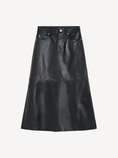 BY MALENE BIRGER Solene leather skirt