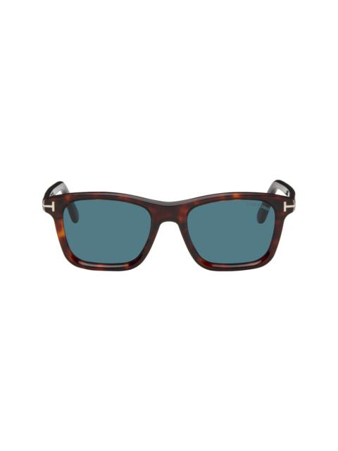 TOM FORD Brown Barron Sunglasses