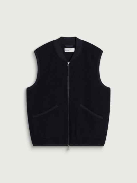 Universal Works Universal Works Wool Fleece Zip Waistcoat