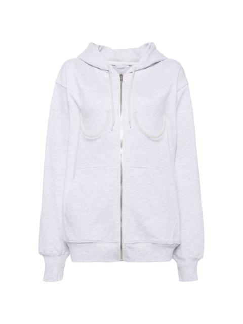zip fastening hoodie