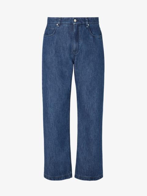 FENDI Long Jeans Jeans blue pants