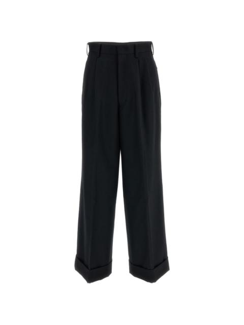 Junya Watanabe pleated turned-up trousers