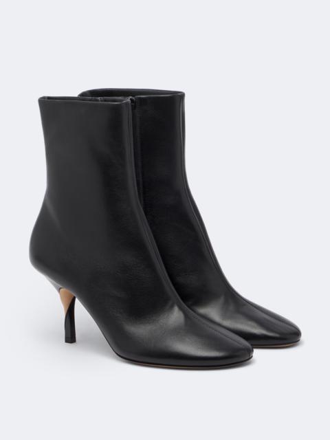 JACQUEMUS Collant leather ankle boots
