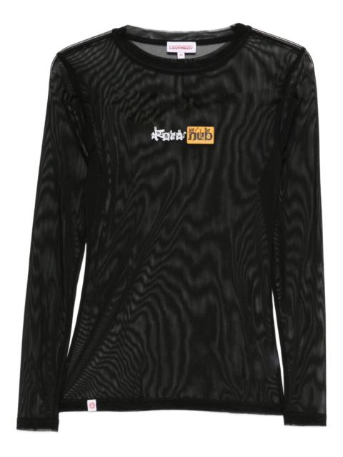 CHARLES JEFFREY LOVERBOY logo-detail T-shirt