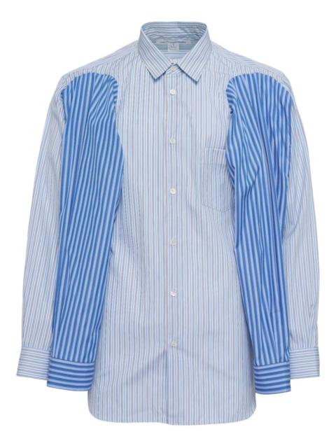 Comme des Garçons SHIRT layered striped shirt