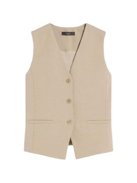 Max Mara button-fastening gilet