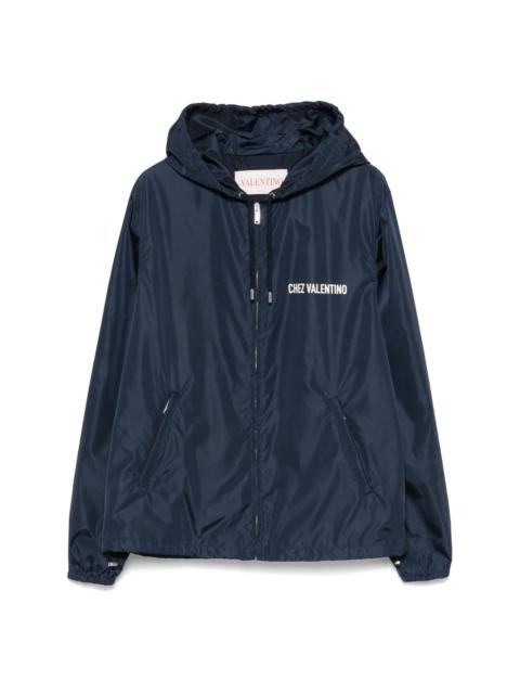 Valentino Chez Valentino-print hooded windbreaker