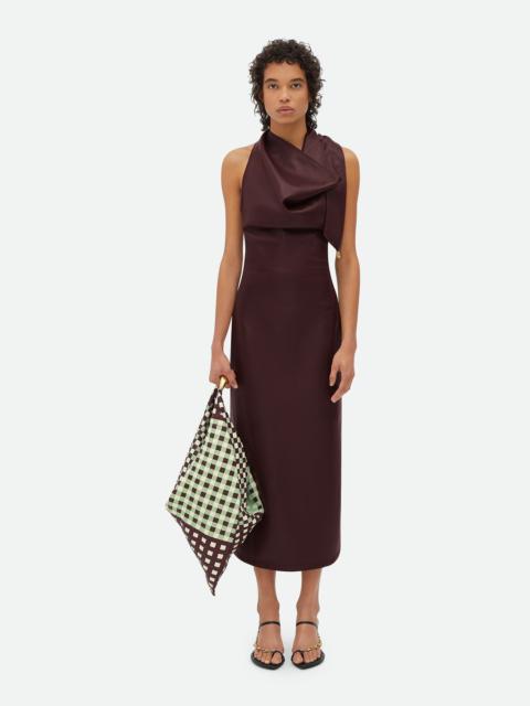 Bottega Veneta Leather Draped Dress