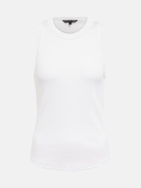 VERONICA BEARD Jordyn cotton jersey tank top
