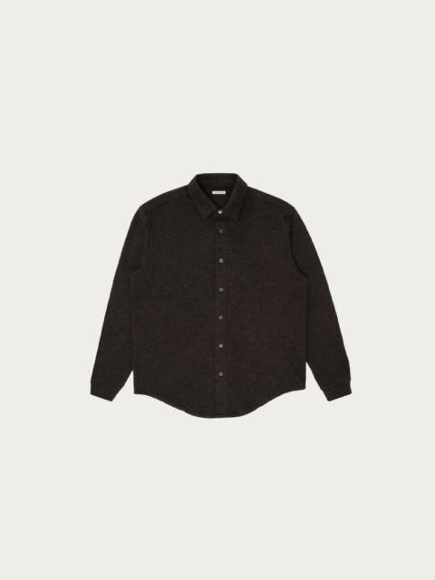 LADY WHITE CO. Crater Wool Button Up - Brown