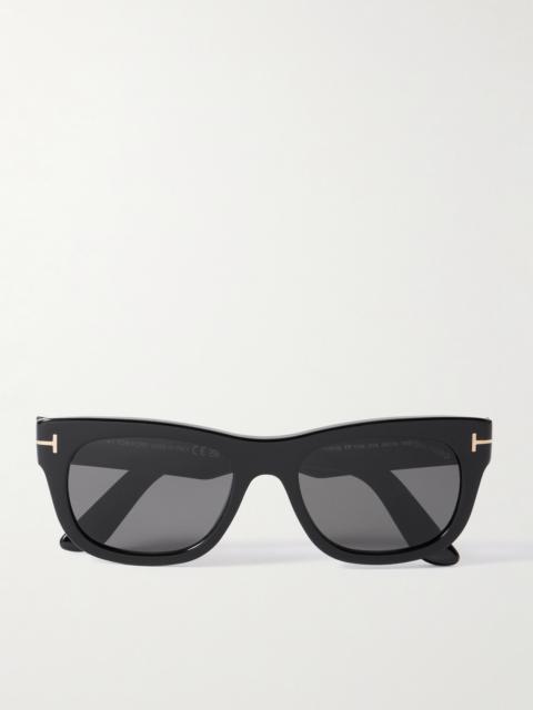 TOM FORD Marshall Rectangular-Frame Acetate Sunglasses