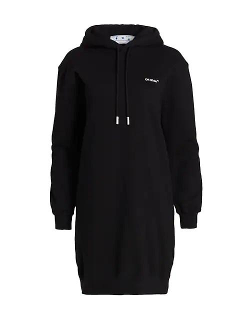 Off-White Diag Oversized Hoodie Dress